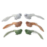 Decoris Clip-on Foam Birds with Feather Tail Set of 2pcs (3 Assorted)